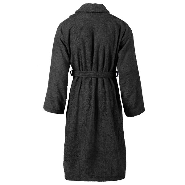 vidaXL Accappatoio di Spugna Unisex Cotone 100% Nero M