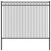 vidaXL Recinzione a picchetto BAARLO 200 x 200 cm Nero