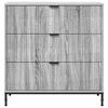 vidaXL Credenza Grigio Sonoma 79,5 x 33 x 82 cm Legno multistrato