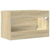 vidaXL Mobile Lavabo Legno Antico 80x38,5x48 cm in Legno Multistrato