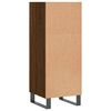 vidaXL Credenza Rovere Marrone 34,5x32,5x90 cm in Legno Multistrato