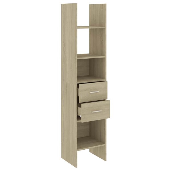 vidaXL Libreria Rovere Sonoma 40x35x180 cm in Legno Multistrato