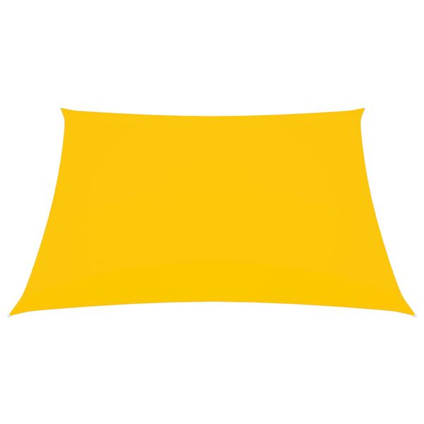 vidaXL Parasole a Vela in Tela Oxford Quadrato 4,5x4,5 m Giallo