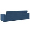 vidaXL Divano letto Blu navy 245 x 78 x 77 cm Tessuto