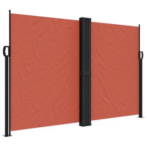 vidaXL Tenda da Sole Laterale Retrattile Terracotta 160x1200 cm