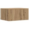 vidaXL Scrivania a parete Rovere artigianale 60 x 45 x 30 cm