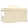 vidaXL Tenda Party Crema 280 x 410 x 315 cm Tessuto Oxford