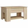 vidaXL Tavolino da Salotto Rovere Sonoma 79x49x41 cm Legno Multistrato