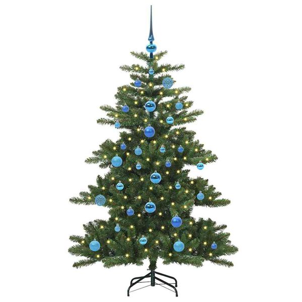 vidaXL Albero di Natale Artificiale con Rami Pieghevoli Verde 150 cm