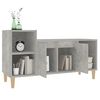 vidaXL Mobile per TV Grigio Cemento 100x35x55 cm Legno Multistrato