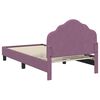 vidaXL Struttura letto bambini con testata Viola 80 x 160 cm Velluto
