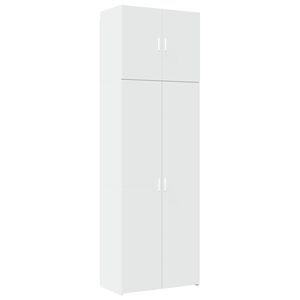 vidaXL Credenza Bianca 80x42,5x249 cm in Legno Multistrato