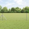 vidaXL Palo della recinzione Argento 25 x 0,8 m (rete 25 x 25 mm)