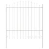 vidaXL Recinzione per Giardino WOERDEN 7 pz 170 x 215 cm Bianco