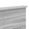 vidaXL Testiera Grigio Sonoma 120 cm Legno multistrato