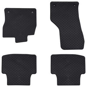 vidaXL Tappetino per Auto 4 pz adatto per VW PASSAT B8 2014-2023 Gomma