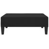 vidaXL Divano Letto a 2 Posti con Poggiapiedi Nero in Velluto