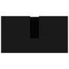 vidaXL Mobile da Bagno Nero 60x33x61 cm in Legno Multistrato