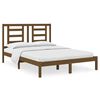 vidaXL Giroletto Marrone Ambra in Legno Massello di Pino 140x190 cm