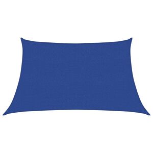 vidaXL Vela Parasole 160 g/m&sup2; Blu 3/4x2 m in HDPE