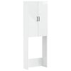 vidaXL Mobile Bagno HAARLEM Bianco Lucido 66 x 25,5 x 190 cm