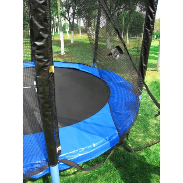 Trampolino, Tappeto Elastico &Oslash;4,3m.+rete di sicurezza e telo
