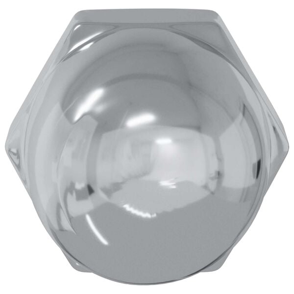 vidaXL Dado 12 pcs Argento M6 x 10 mm Ferro