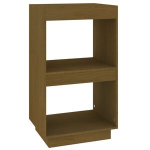 vidaXL Libreria Marrone Ambra 40x35x71 cm in Legno Massello di Pino