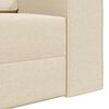 vidaXL Divano letto Crema 245 x 78 x 77 cm Tessuto