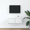 vidaXL Mobile Porta TV Bianco 60x31x25,5 cm in Legno Multistrato