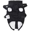 vidaXL Cappotto Cani con Imbracatura Impermeabile Riflettente Nero L36