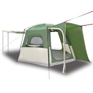 vidaXL Tenda da Campeggio per Auto per 4 Persone Verde Impermeabile