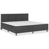 vidaXL Testiera Letto Grigio Scuro in Tessuto 200x200 cm
