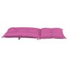 vidaXL Cuscini per Sedie 4 pz Rosa 120x50x7 cm in Tessuto
