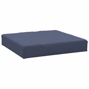 vidaXL Cuscino per Pallet Blu Marino 60x60x9,5 cm in Tessuto Oxford