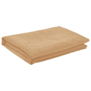 vidaXL Tovaglia da Tavolo Rettangolare Beige 140 x 140 cm