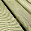 vidaXL Piastrelle per Decking 24 pz 50x50 cm in Legno Verde