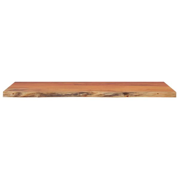 vidaXL Piano Bagno 120x60x2,5 cm Rettangolare Legno Massello di Acacia
