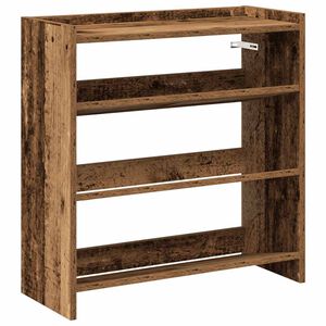 vidaXL Scarpiera Legno Antico 60x25x62 cm in Legno Multistrato
