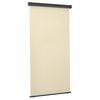 vidaXL Tendalino Laterale per Balcone 125x250 cm Crema