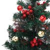 vidaXL Alberi di Natale Artificiali per Viali 2 pz 76 cm in PVC