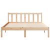 vidaXL Letto Extra Lungo senza Materasso 140x220cm Legno Massello Pino