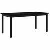 vidaXL Tavolino da salotto Rovere Nero 100 x 50 x 45 cm