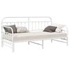 vidaXL Struttura per letto di giorno Bianco 90 x 190 cm