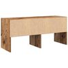 vidaXL Scarpiera Impilabile Legno Antico 89,5x30x40 cm