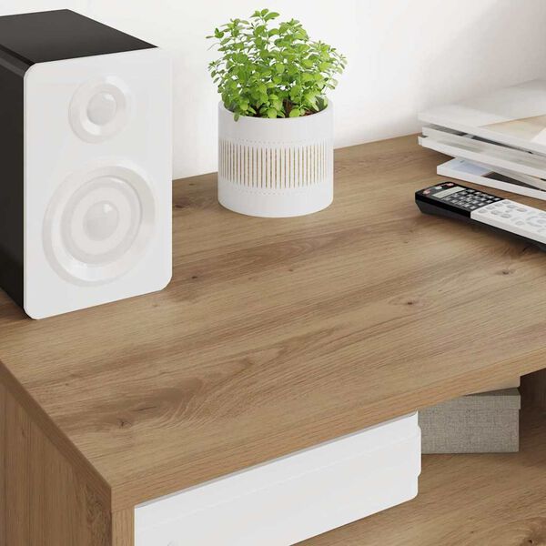 vidaXL Mobile TV Rovere artigianale 100 x 48 x 43 cm Legno multistrato