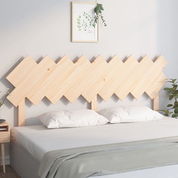 vidaXL Testiera per Letto 178x3x80,5 cm in Legno Massello di Pino