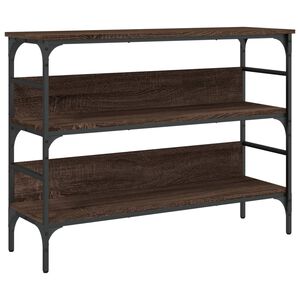vidaXL Tavolino Consolle Rovere Marrone 100x32x75 cm Legno Multistrato