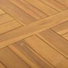 vidaXL Piano Tavolo Quadrato 50x50x2,5 cm in Legno Massello di Teak