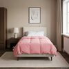vidaXL Duvet Estivo Trapuntato Rosa 135 x 220 cm Microfibra